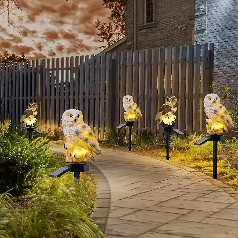 🔥 Holiday Special  50% OFF 🔥 Waterproof Solar Owl Light