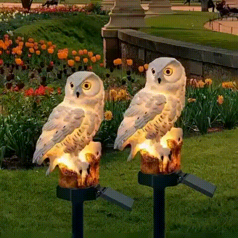 🔥 Holiday Special  50% OFF 🔥 Waterproof Solar Owl Light